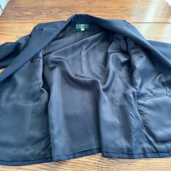 Orvis Blazer Classic One Button Navy Blue Career Academia Women’s Size 6 - Picture 5 of 7